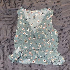 Floral crop top